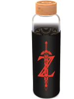 Láhev na pití Legend of Zelda - Logo (skleněná)