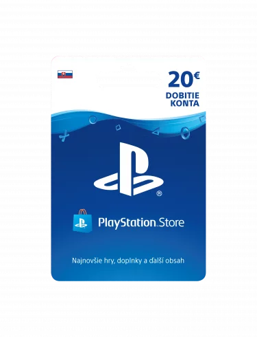 PlayStation Store – Dárková karta 20€ [pro SK účty]