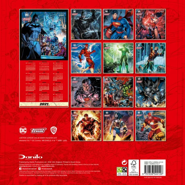 Kalendář DC Comics 2021 DOPRODEJ