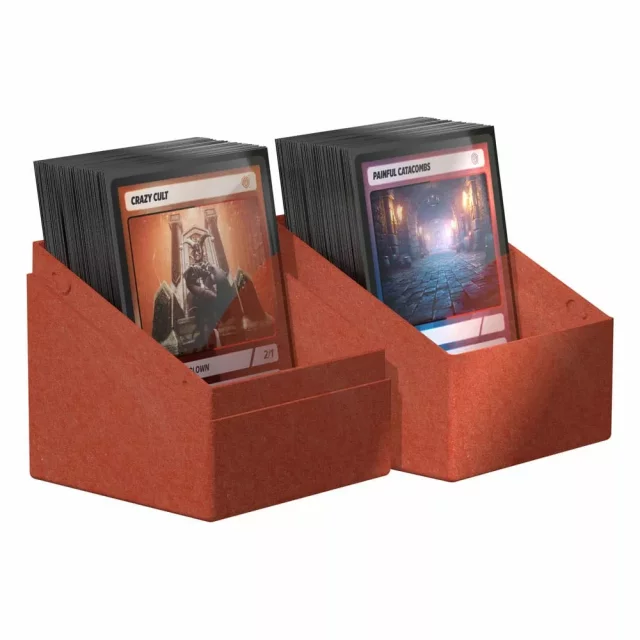 Krabička na karty Ultimate Guard - Boulder Deck Case Return to Earth Rusty Red, Turquoise, White (100+) (3 ks)