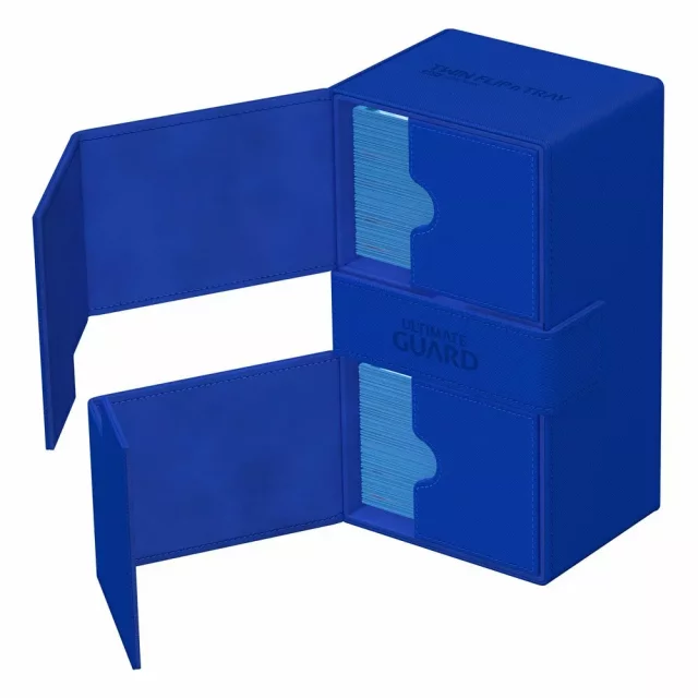 Krabička na karty Ultimate Guard - Twin FlipNTray Deck Case 200+ Standard Size XenoSkin Blue