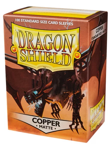 Ochranné obaly na karty Dragon Shield - Standard Sleeves Matte Copper (100 ks)