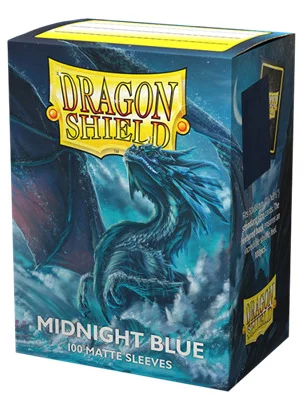 Ochranné obaly na karty Dragon Shield - Standard Sleeves Matte Midnight Blue (100 ks)