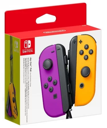 Ovladače Joy-Con - Neon Purple/Neon Orange
