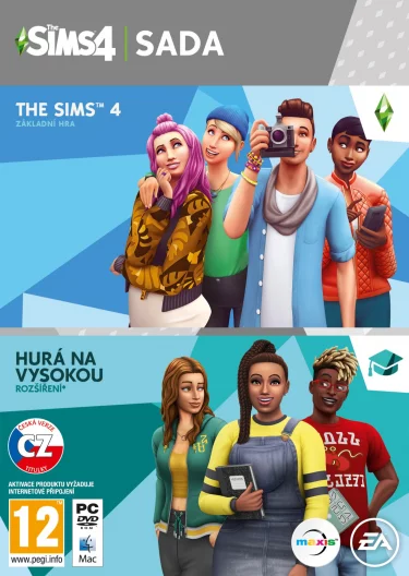 The Sims 4 + rozšíření Hurá na vysokou