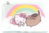 Peněženka Pusheen x Hello Kitty - Balloons and Rainbow (Loungefly)