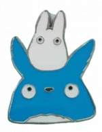 Odznak Ghibli - Middle & Small Totoro (My Neighbor Totoro)