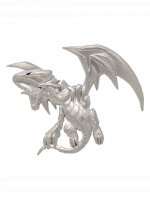 Sběratelský odznak Yu-Gi-Oh! - Blue Eyes White Dragon XL (postříbřený)