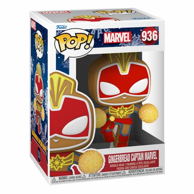 Figurka Marvel - Gingerbread Captain Marvel (Funko POP! Marvel 936)