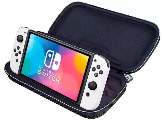 Luxusní cestovní pouzdro pro Nintendo Switch bílé (Switch & Lite & OLED Model)