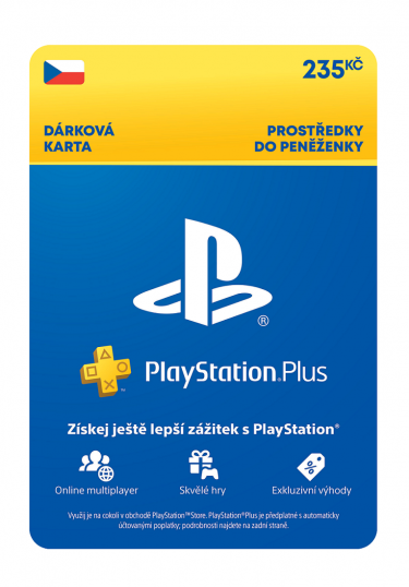 PlayStation Plus Essential - Kredit 235 Kč (1M členství) (PS DIGITAL) (PS5)