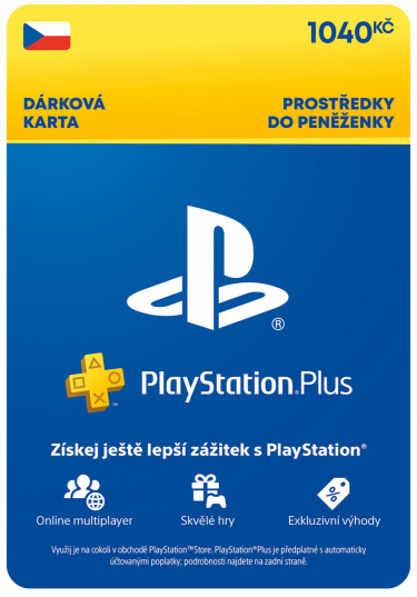 PlayStation Plus Extra - Kredit 1040 Kč (3M členství)