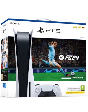 Konzole PlayStation 5 825 GB - Bílá + EA Sports FC 24 (PS5)