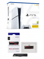 Výhodný set PlayStation - Konzole PlayStation 5 (Slim) 1 TB - Bílá + SSD disk Samsung SSD 990 PRO 2TB s chladičem