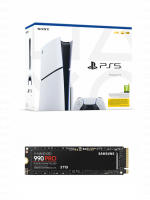 Výhodný set PlayStation - Konzole PlayStation 5 (Slim) 1 TB - Bílá + SSD disk Samsung SSD 990 PRO 2TB s chladičem