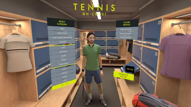 Tennis on Court VR2
