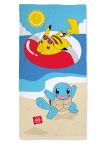 Ručník Pokémon - Pikachu and Squirtle