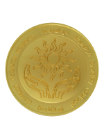 Sběratelský medailon Dungeons & Dragons - Amulet of Health Medallion (pozlacený)