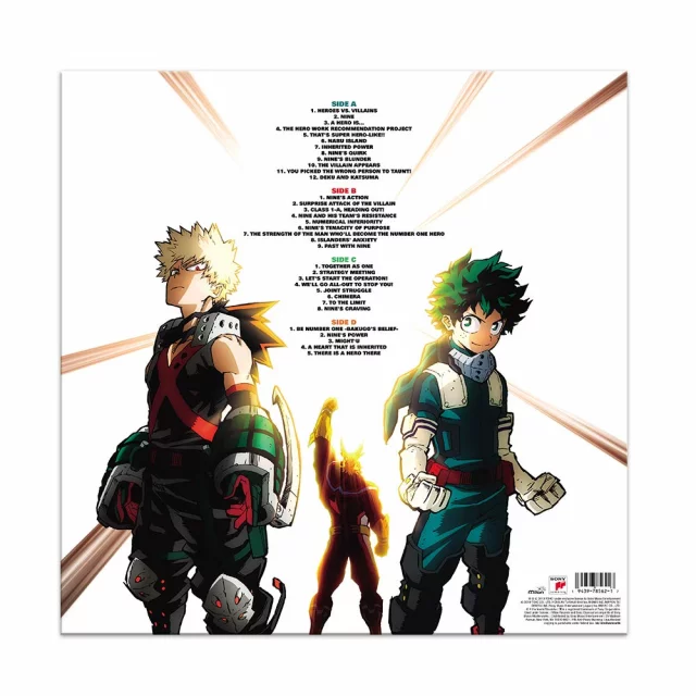 Oficiální soundtrack My Hero Academia: Heroes Rising na 2x LP