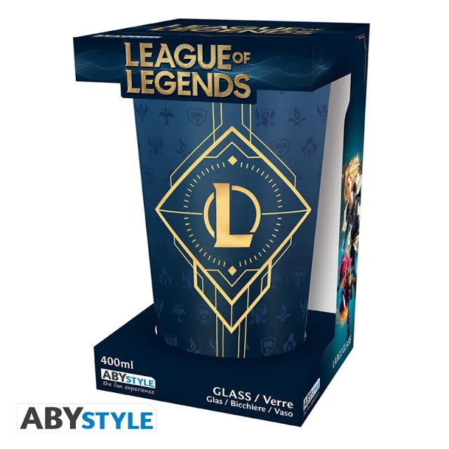 Sklenice League of Legends - Hextech Logo