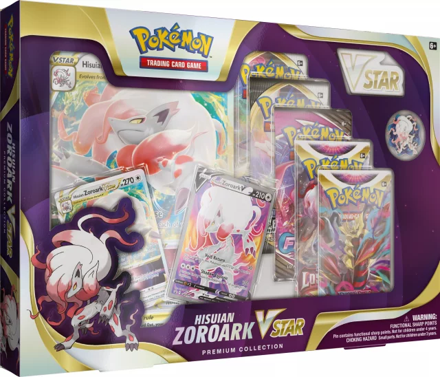 Karetní hra Pokémon TCG - Hisuian Zoroark VSTAR Premium Collection (poškozený obal)