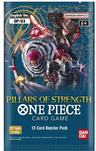 Karetní hra One Piece TCG - Pillars of Strength Booster (12 karet)