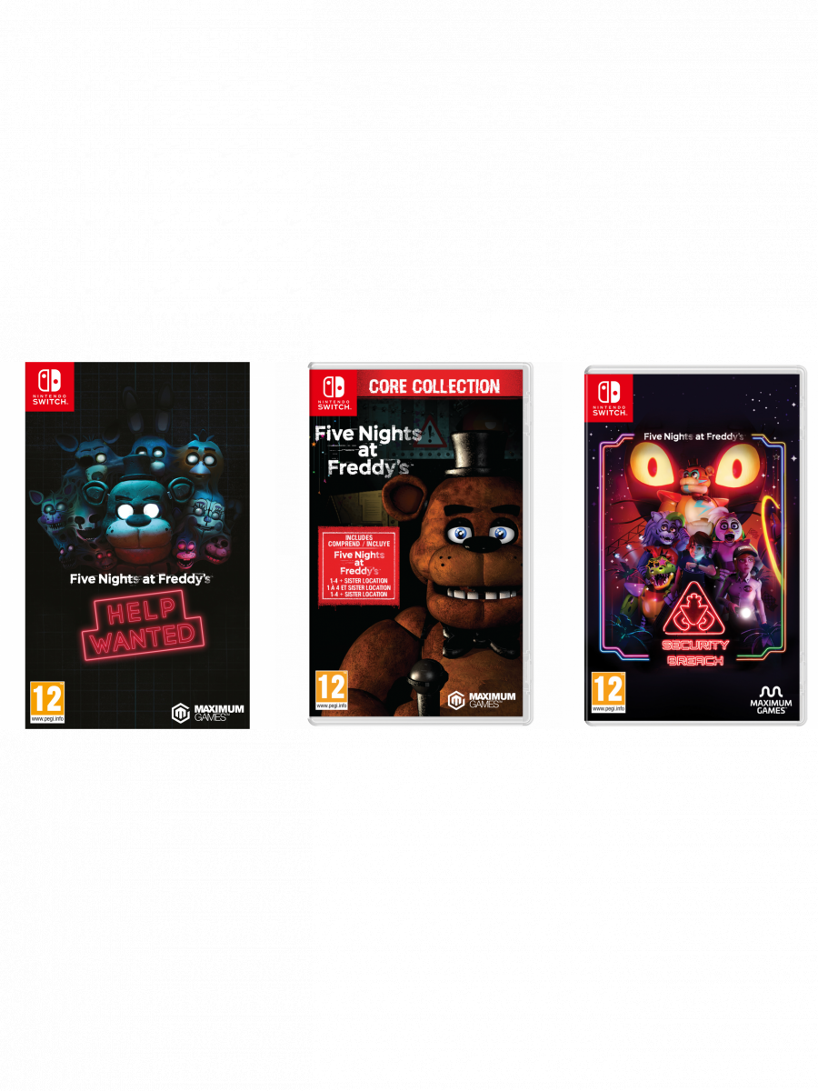 Výhodný set Five Nights at Freddy's - Core Collection, Help Wanted, Security Breach (SWITCH)
