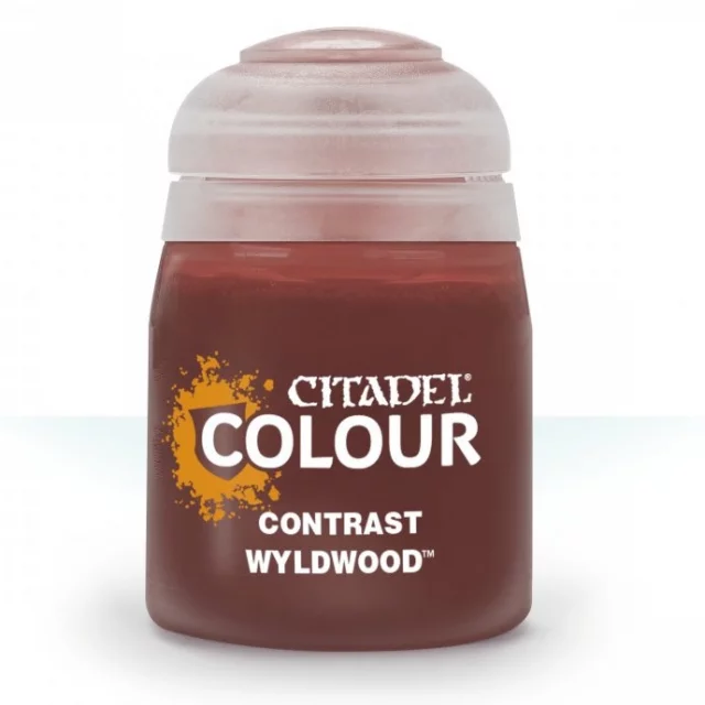 Citadel Contrast Paint (Wyldwood) - kontrastní barva - hnědá
