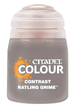 Citadel Contrast Paint (Ratling Grime) - kontrastní barva - šedá