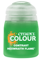 Citadel Contrast Paint (Hexwraith Flame) - kontrastní barva - zelená 2022