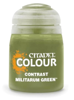 Citadel Contrast Paint (Militarum Green) - kontrastní barva - zelená