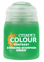 Citadel Contrast Paint (Striking Scorpion Green) - kontrastní barva - zelená