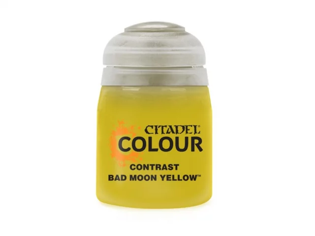 Citadel Contrast Paint (Bad Moon Yellow) - kontrastní barva - žlutá