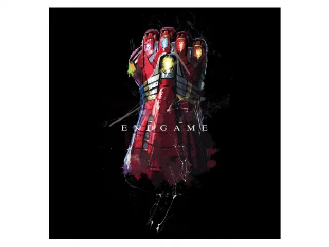 Tričko Avengers: Endgame - Iron Gauntlet