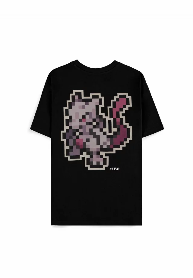 Tričko Pokémon - Pixel Mewtwo