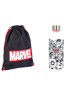 Výhodný set Marvel - Marvel gym (vak na záda + láhev na pití)