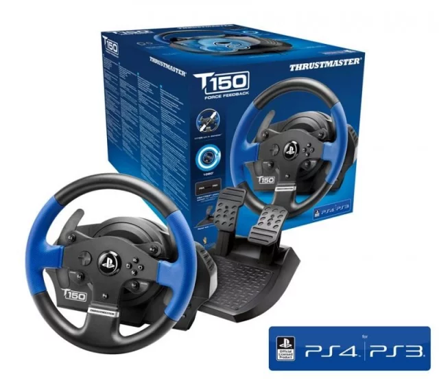 Sada volantu a pedálů Thrustmaster  T150 (PS5, PS4, PS4 PRO, PS3 a PC)