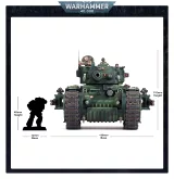 W40k: Astra Militarum - Rogal Dorn Battle Tank (1 figurka)