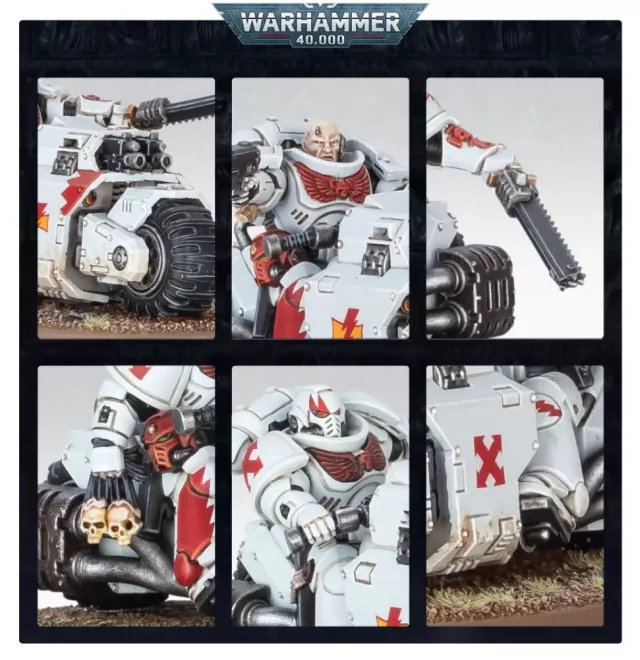 W40k: Battleforce: White Scars - Storm of Chogoris (10 figurek)