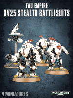 W40k: Tau Empire XV25 Stealth Battlesuits (3 figurky)