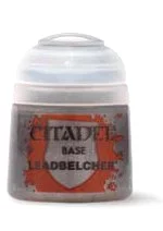 Citadel Base Paint (Leadbelcher) - základní barva, stříbrná