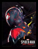 Zarámovaný plakát Spider-Man - Miles Morales System Shock